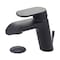 Olympia Faucets Single Handle Bathroom Faucet, Compression Hose, Matte Black, Weight: 4 L-6032-MB - alternate 1